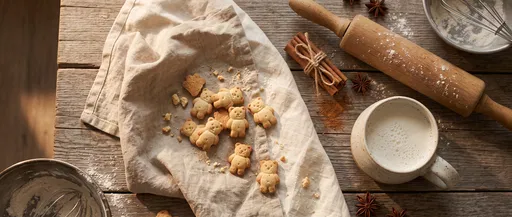 Cozy Autumn Baking With Bear Cookies
