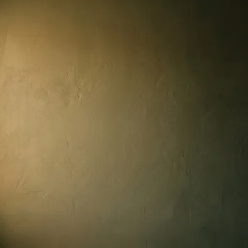 Sunlit Olive Green Plaster Wall Background