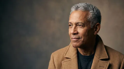 Studio Portrait of Confident Senior Man