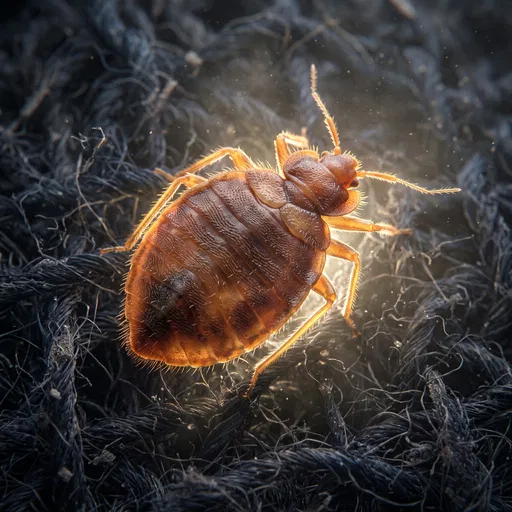 Macro Render of Adult Bed Bug