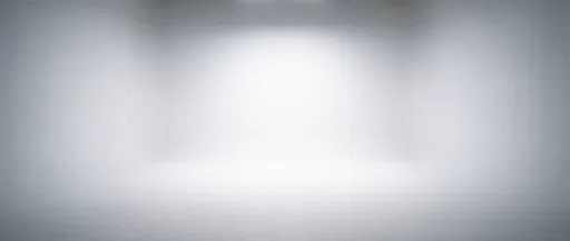 Wide White Cyclorama Studio Stage Background