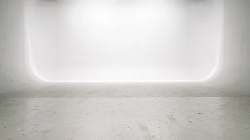 Empty White Studio Cyclorama Background