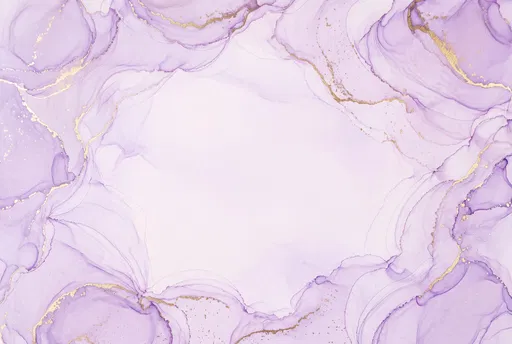 Pastel Purple and Gold Alcohol Ink Background
