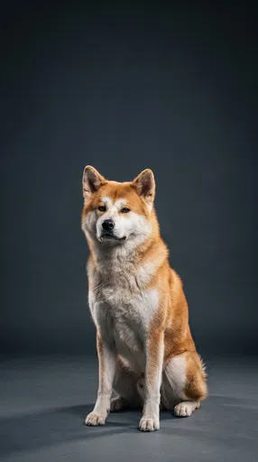 Japanese Akita Studio Portrait