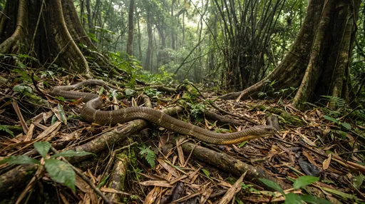 King Cobra on Monsoon Forest Floor