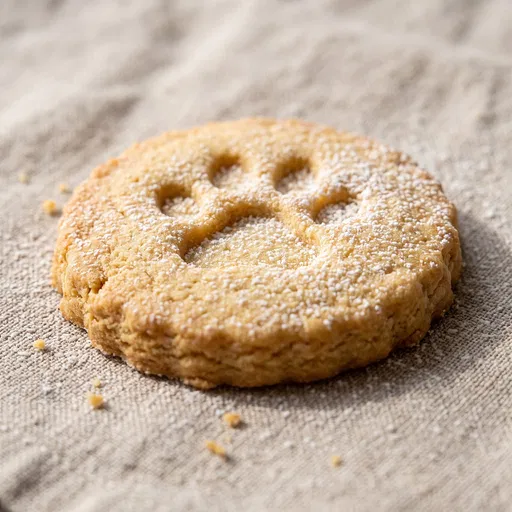 Shortbread Biscuit With Paw Print Indent