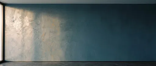 Petrol Blue Venetian Plaster Wall