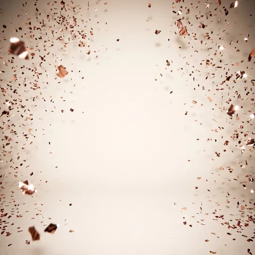 Rose Gold Confetti Studio Background
