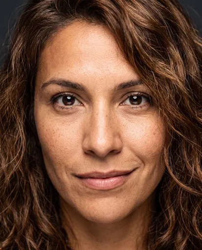 Close-Up Portrait of Confident Woman