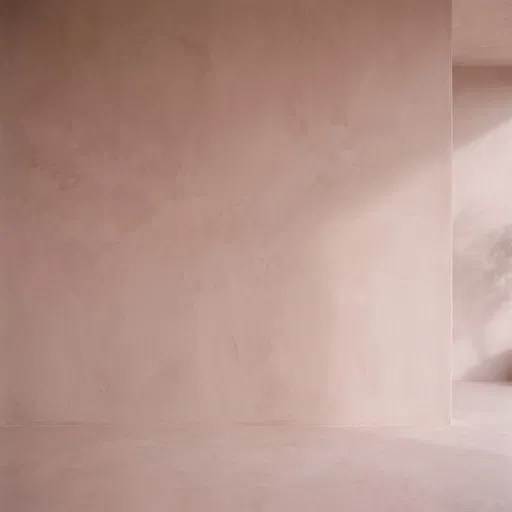 Minimalist Dusty Rose Microcement Wall Background