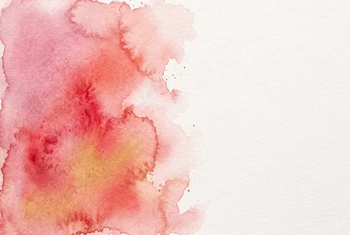 Red and Pink Watercolor Wash Background