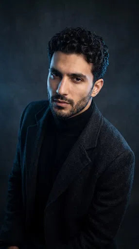 Studio Portrait of Middle Eastern Man