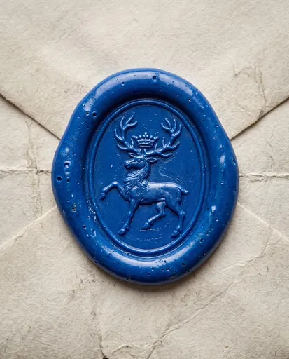 Cobalt Blue Stag Wax Seal