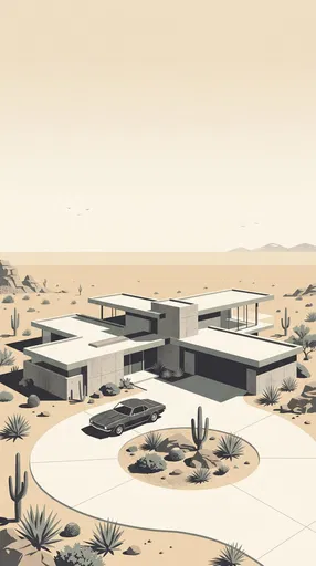 Mid-Century Coupe at Modernist Desert Home