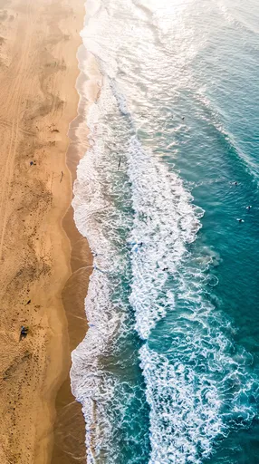 Aerial View of Golden Beach Shoreline