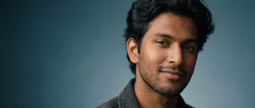 Confident Young South Asian Man Portrait