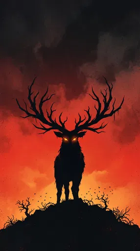 Shadow Stag Monster on Red Hill