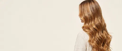 Woman With Wavy Honey Blonde Hair