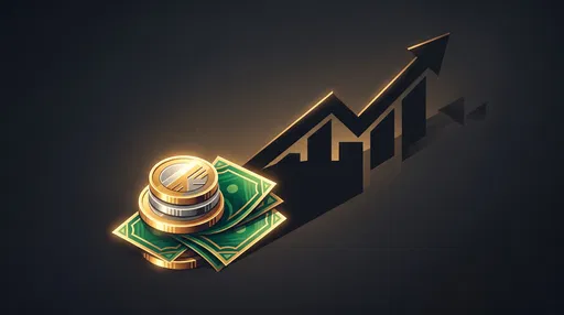 Coins and Cash Casting Growth Shadow