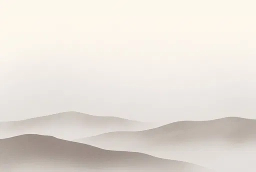 Minimalist Misty Mountain Ridges Background
