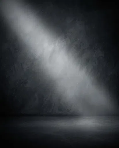 Dark Moody Studio Backdrop With Light Beam