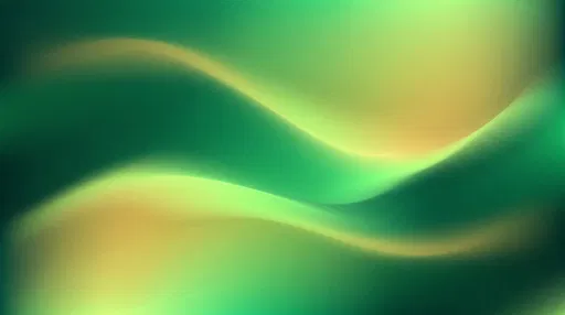 Green and Gold Abstract Mesh Gradient