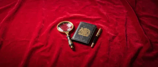 Detective Magnifying Glass Wallet and Pen