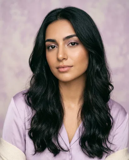 Studio Portrait of Young Persian Woman