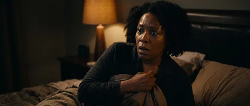 Terrified Woman Waking Up From Nightmare