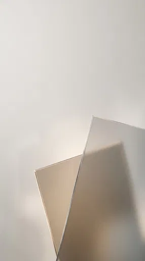 Overlapping Frosted Glass Panels Background