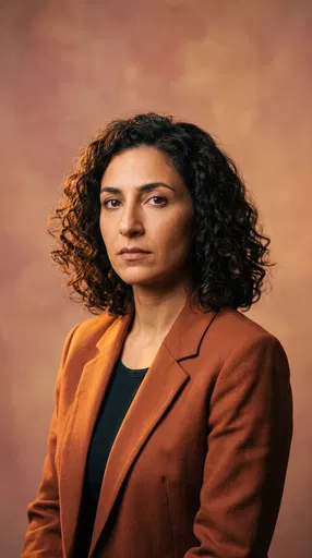 Studio Portrait of Middle Eastern Woman