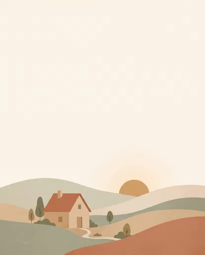 Minimalist Countryside Cottage in Rolling Hills