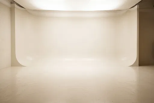 Warm Off-White Photography Cyclorama Studio