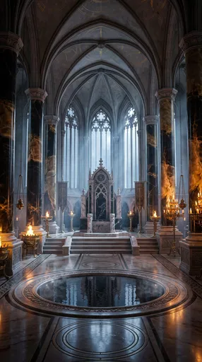 Mystic Gothic Divination Chamber and Throne