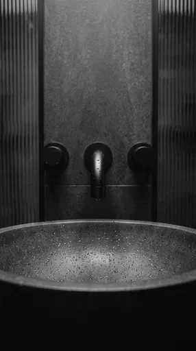 Modern Matte Black Bathroom Sink