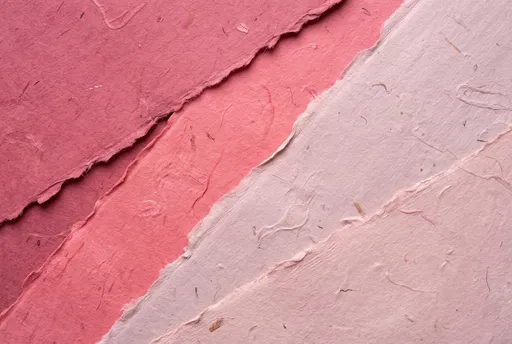 Layered Pink Handmade Mulberry Paper Background