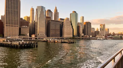 Lower Manhattan Skyline from East River