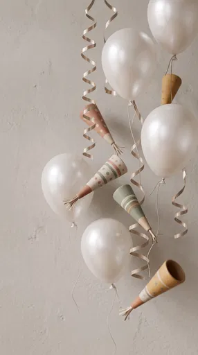 Neutral Balloons and Ceramic Party Horns