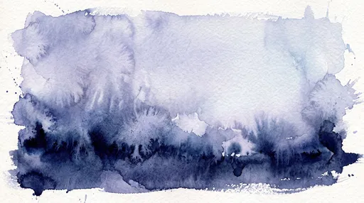 Indigo and Periwinkle Watercolor Wash Background