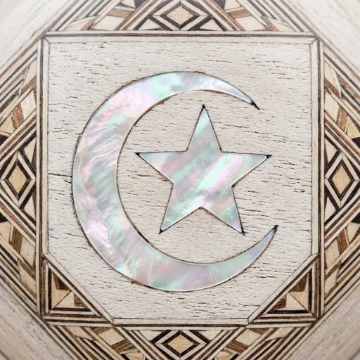 Mother of Pearl Star and Crescent Inlay