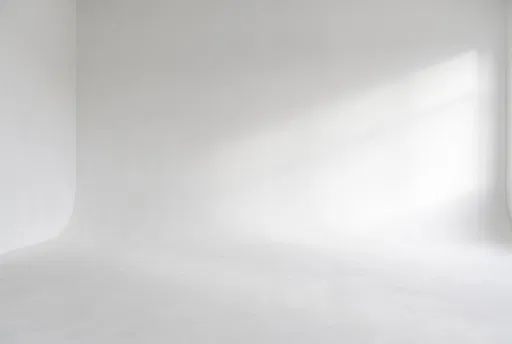 Empty White Cyclorama Studio Background