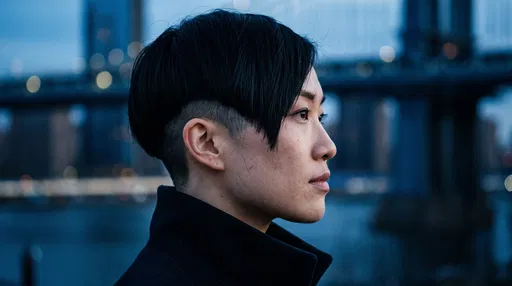 Profile of Woman with Undercut Pixie