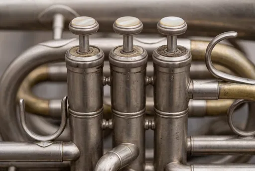 Macro Close-Up of Instrument Piston Valves