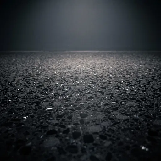 Dark Terrazzo Surface With Spotlight