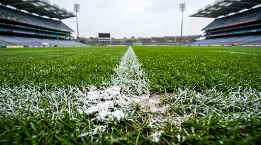 Low Angle Stadium Turf Boundary Line