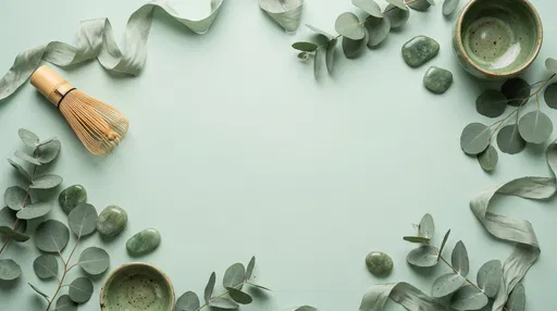 Sage Green Flat Lay With Matcha Whisk