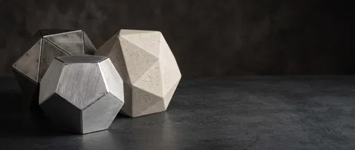 Metal and Concrete Polyhedra with Copy Space