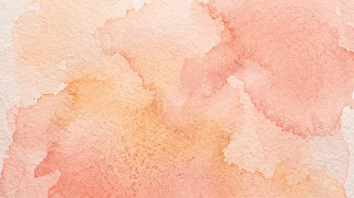 Peach and Coral Watercolor Paper Background