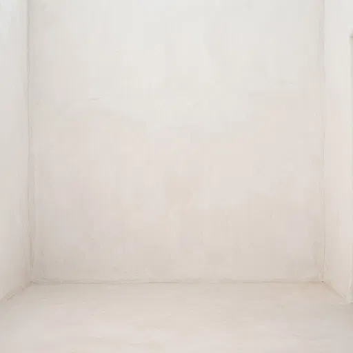 Empty Off-White Stucco Room Background