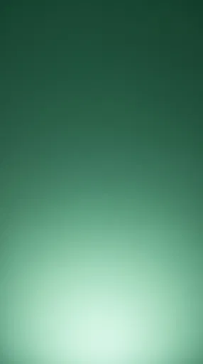 Mint to Emerald Green Gradient Wall